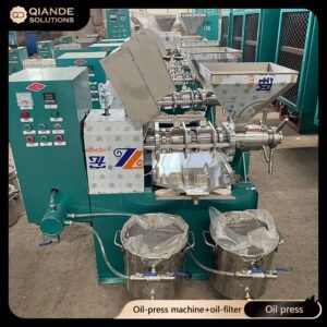 Oil press Oil pressing Drying Filtering All-in-one machine