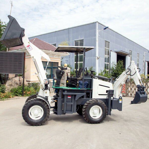 Dig and load machine, a versatile chargeuse-pelleteuse.